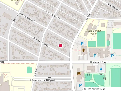 Location of Nsk-Surface at 852 6E Rue, Val-d'Or