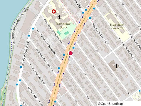 Emplacement de Nuances Peinture et Epoxie au 10973, Av du Parc-Georges, Montreal-Nord