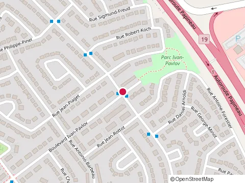 Location of Nutu Gestion Inc. at Bd Ivan Pavlov, Laval