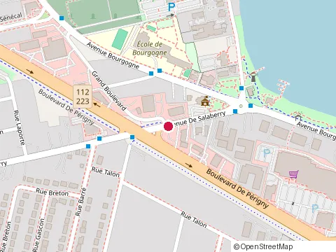 Location of Ô Crêpes at 693 Avenue de Salaberry, Chambly
