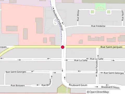 Location of O Mur Design at 842 Rue Saint-Jacques, Saint-Jean-sur-Richelieu