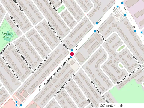Location of Ô-Bo-Gâteau at 8845 Maurice Duplessis, Montréal