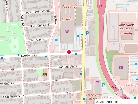 Location of O' Derme Médico-Esthétique at 15 Rue Gamelin Bureau 101, Gatineau