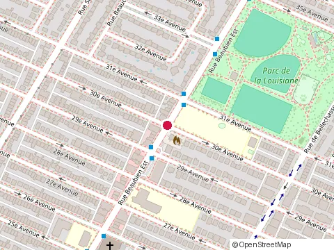 Location of O’Feeling at 4507 Rue Beaubien E, Montréal