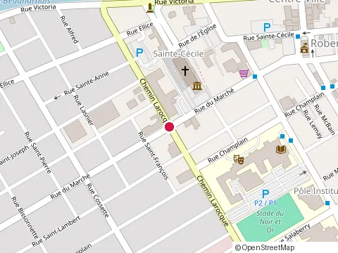 Location of O'Sim 21 Pub Irlandais at 85 Rue du Marché, Salaberry-de-Valleyfield