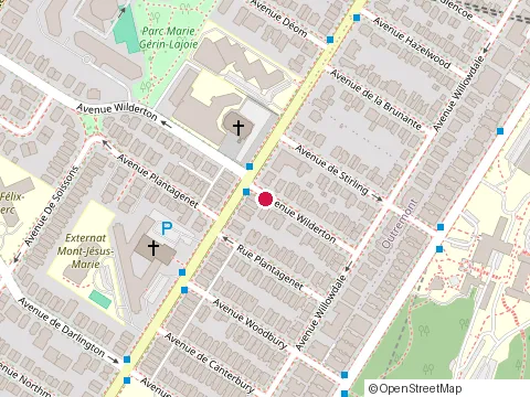 Location of Objectif Paysage at 5573 avenue Wilderton, Montréal