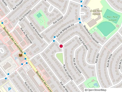 Location of Océan Électrique at 2256 Rue de Gruyères, Laval