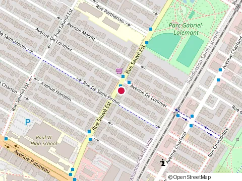 Location of Ocni Construction Juridique Fetes at 2098  Rue Sauve E, Montréal