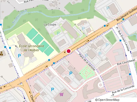 Location of Odacy Construction at 1114 boulevard Guillaume-Couture, Lévis