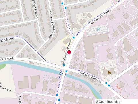 Location of Odette Belanger Dds at 245 boulevard Industriel, Saint-Eustache