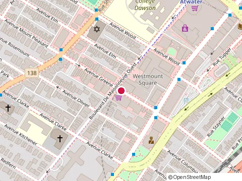 Location of Odile Cloutier at 1225 avenue Greene, Westmount