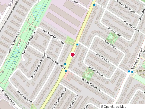 Location of Odla Construction Inc. at 5240 Bd des Grandes-Prairies, Saint-Léonard