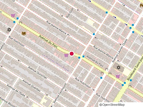 Location of Oinegs Kosher at 360 Saint Viateur St. West, Montréal