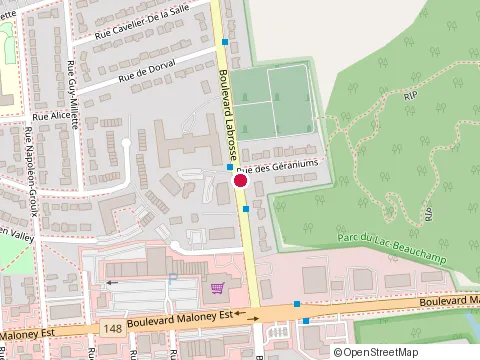 Location of Olivier Baril at 224 Boulevard Labrosse Unite B, Gatineau