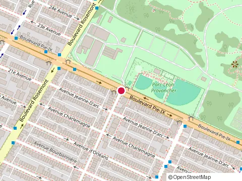 Location of Olivier Martin Galerie at 4021 Rue Dandurand, Montréal