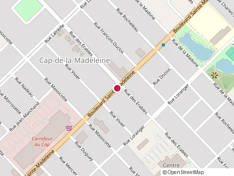 Location of Olympiade Resto Grill at 288 boulevard Sainte-Madeleine, Trois-Rivières