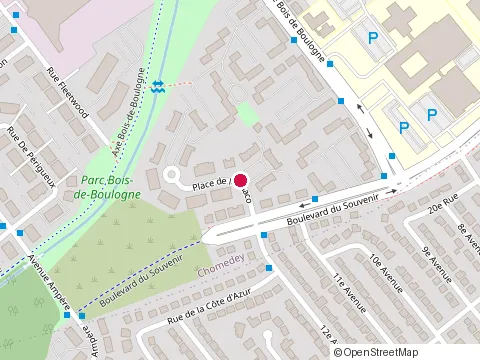 Location of Olympus Comptabilite at 744 Place de Monaco, Laval