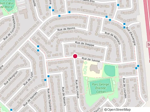 Location of On Painters All at 58 Rue de Lisieux, Gatineau