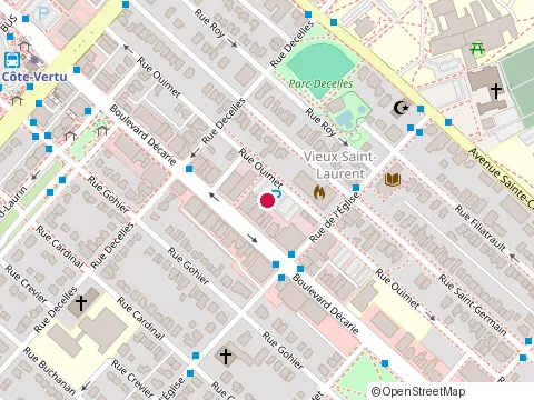 Location of One Babo at 857 Bd Décarie, Saint-Laurent