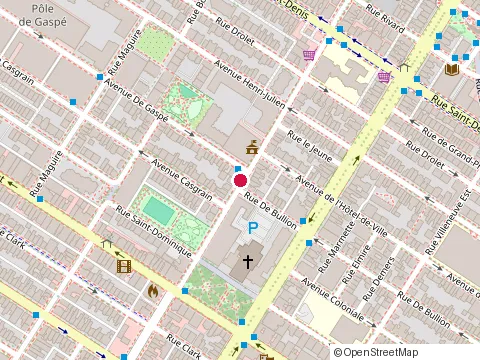 Location of Optical Center Montreal at 99 Avenue Laurier O, Montréal