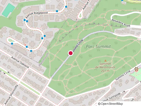 Location of Optim-Structure at 7 Rue Summit Circle, Westmount