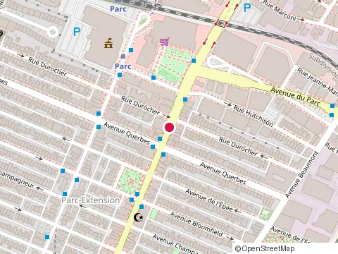 Location of Option Cma at 469 Rue Jean-Talon O, Montréal