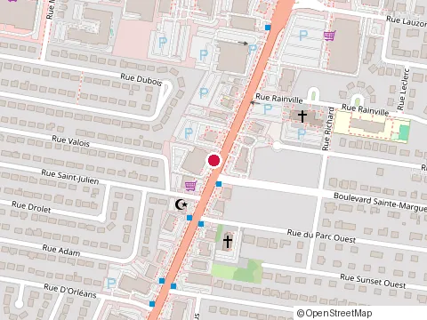 Location of Optique Cloutier at Jean-Baptiste 136 Bd Saint-Jean-Baptiste, Châteauguay