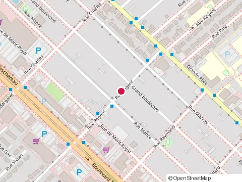 Location of Optique Grande-Allée at 2050 Rue Régent, Saint-Hubert
