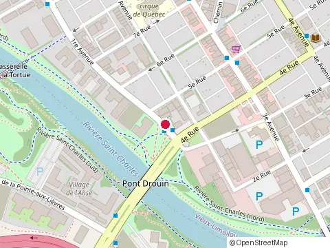 Location of Optirénove Inc at 466 1Re Av., Québec