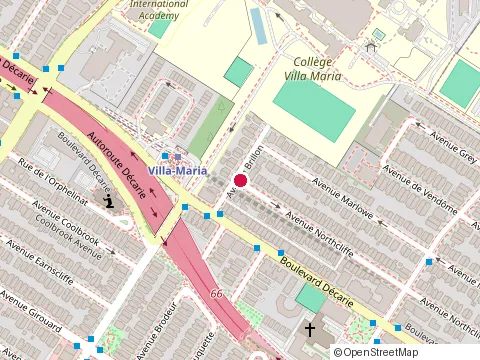 Location of Orange Café at 4011 Bd Décarie, Montréal