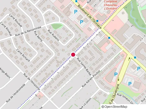 Location of Orange Maconnerie Inc at 5357 boulevard Chauveau O, Québec