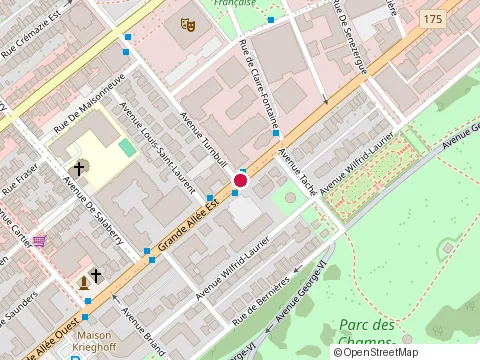 Location of Organisation Universitaire at 333 Grande Allee E # 230, Québec