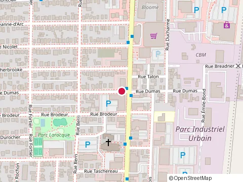Location of Orthèses Mj at 41 Rue Dumas, Gatineau