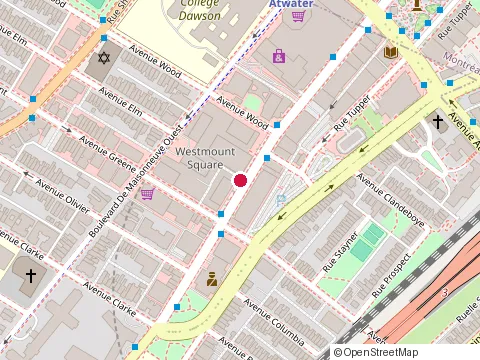 Location of Ortho Md Surgery at 4 Westmount Sq Suite 250, Westmount