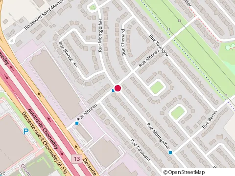Emplacement de Orthothérapie Évolution au 720 rue Montgolfier, Laval