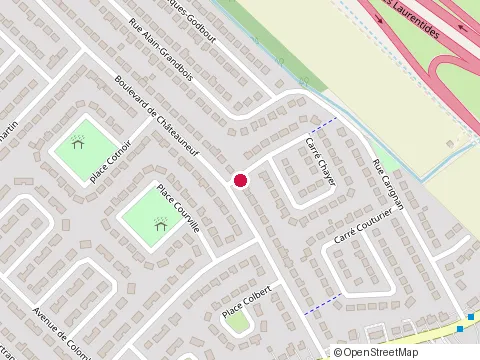 Location of Osborne Projex at 183 Carr Chayer, Boisbriand