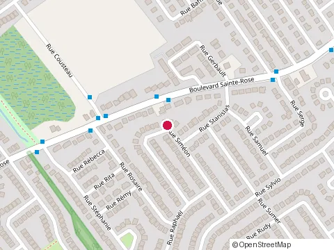 Location of Othsa Salon at 968 Rue Simeon, Laval