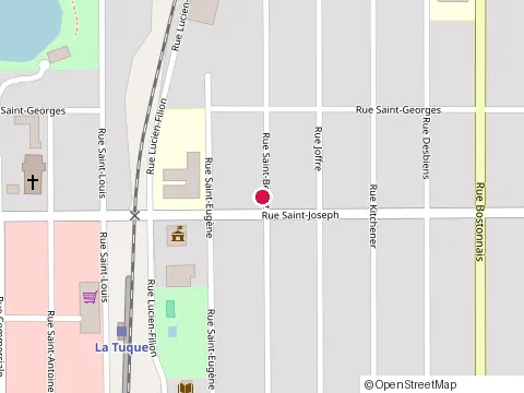 Location of Ouellet Francois at 478 St Benoit, La Tuque