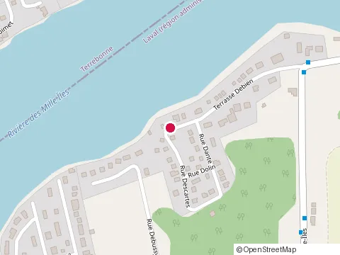 Location of Ouellette Habitations Inc at 18 Tsse Debien, Laval