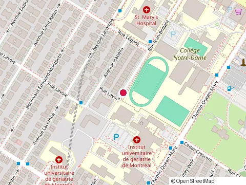Location of Oui Colam at 592-3744 Rue Jean-Brillant, Montréal