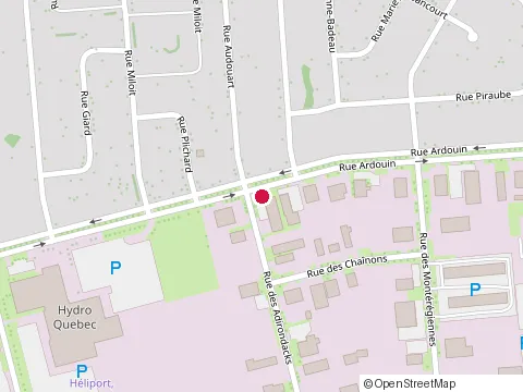 Location of Ouragan Sport Inc at 790 Rue Ardouin, Québec