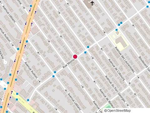Location of Ours'Air Inc at 11003 avenue de Belleville, Montreal-Nord