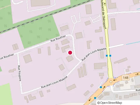 Location of Outabec Construction at 1655 Rue Routhier, Gatineau