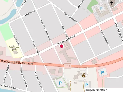 Location of P & F Electrique Inc at 256 de la Madone, Mont-Laurier