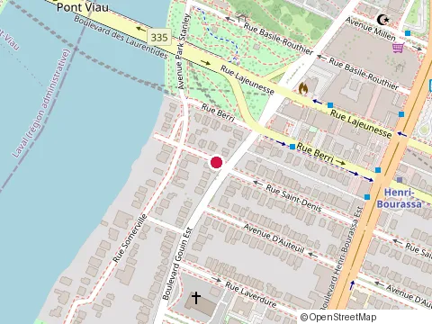Location of P E Moreau Construction Ltee at 10935 Rue Saint-Denis, Montréal
