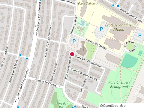 Location of P Gardening at 7821 Rue Wilbrod-Bonin, Montréal