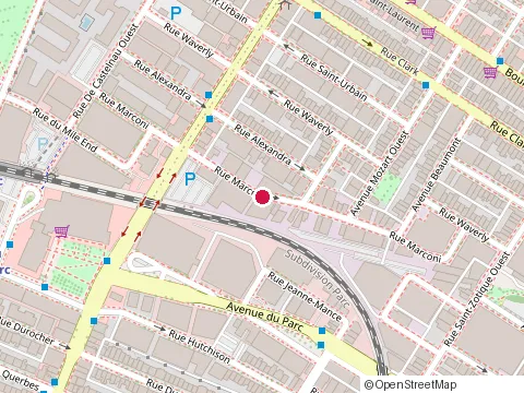 Location of P K Autos at 7135 Rue Marconi, Montréal