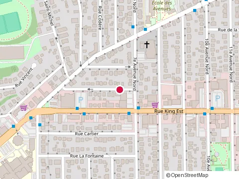 Location of P Sabourin Renovation at 542 Rue Mercier, Sherbrooke
