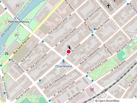 Location of P23 Dumplings-The Point at 2543 Rue Centre, Montréal