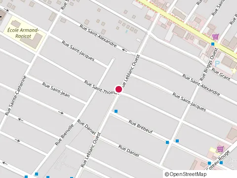 Location of Pada Construction at 201 Rue Leblanc O, Longueuil